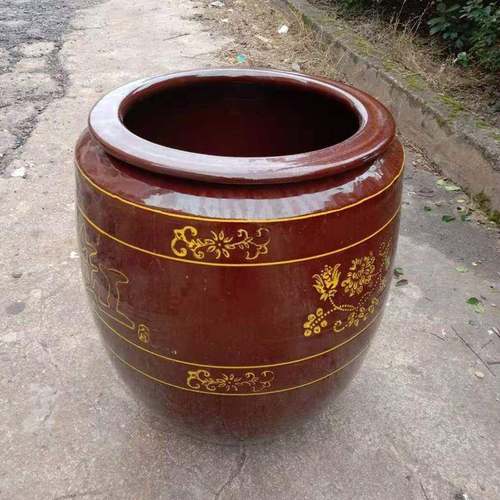 酵缸水缸米缸酒坛醋坛醋发5缸菜NVY缸腌菜缸泡0斤100斤赵之郑