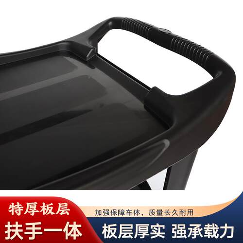 白云收餐车碗车商用三层手推车移动饭NIR菜酒餐厅加厚收上车服店