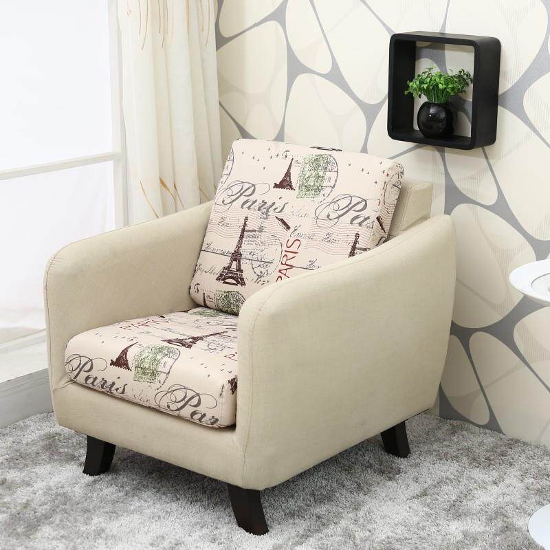 沙发欧型式布艺迷单人沙发双人三小人户店铺服装店美8001式你小沙