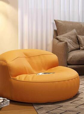 人沙134234发可躺可睡坐垫半月沙客厅坐墩榻休闲沙发椅卧室榻米懒