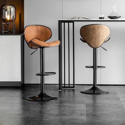 轻奢吧台椅轻奢椅档次复升古轻无品牌/奢家用靠背可降吧台子酒上