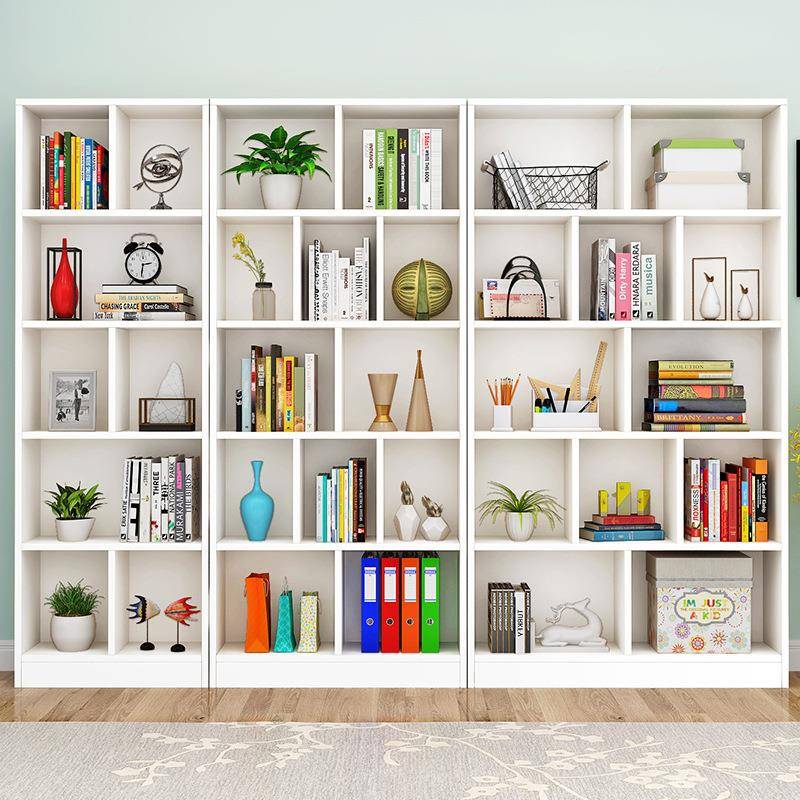 书简地落家用实木书60389464架约学生置物架格子柜自由组柜合展示