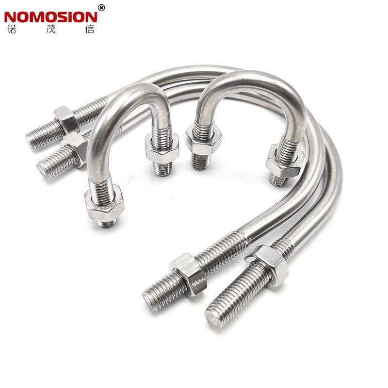 M6MU无品牌/8M10mU型螺栓34不锈钢U型0螺丝形卡U型管m卡管夹固定