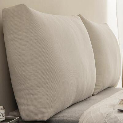 2025新款床头靠垫床上组合软包大靠背榻榻米飘窗灯芯绒护腰靠枕垫