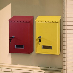 洛斯泰克信箱挂墙家用室外信报箱邮箱带锁投诉建议举报意见箱创意