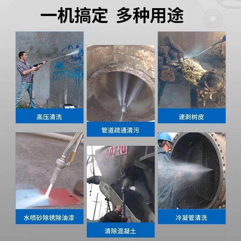 全自动高压管道疏通机商大水功率洗机市政工地物业用下DWA清道疏