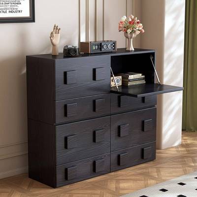 复古柜子多层收纳餐边柜柜柜卧室物柜客厅靠墙床头斗沙发储UBT旁