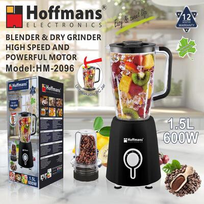 出口Hoffmans搅拌机 2096  2 in 1 Blender&Drygrinder1.5L