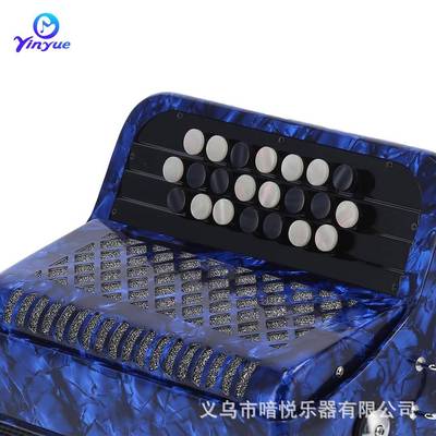 喑悦22键22-88司巴扬贝风键钮式手风琴琴学生手成人演奏键盘乐器