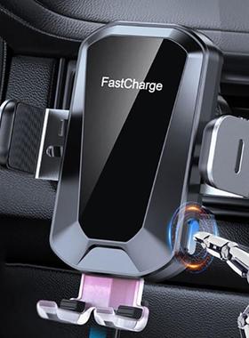 M2爆款出风28302口车载无智线充0支架15W快充汽手机车充电能感应