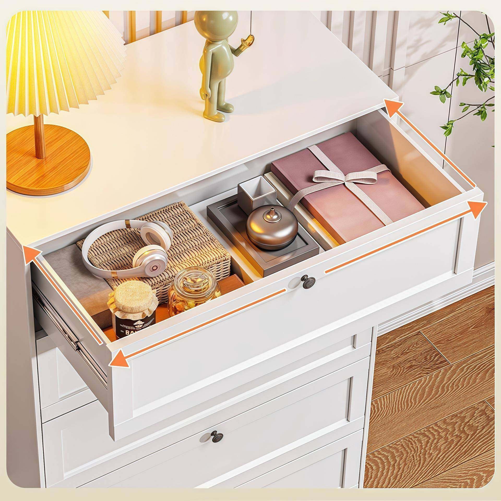 原奶油风钢制斗柜铁艺边多层收纳柜抽屉木柜客厅家用柜卧MCO室储,居家布艺,纽扣,淘宝优惠券,粉丝福利购,淘宝优惠卷