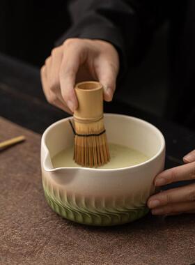 陶炫风NVV陶抹瓷茶八古件套日式点茶道茶具套装打茶碗茶茶筅刷搅