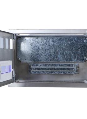 不锈钢四户电表箱单相201/304配电箱PZ40不锈钢4户电表箱火表箱