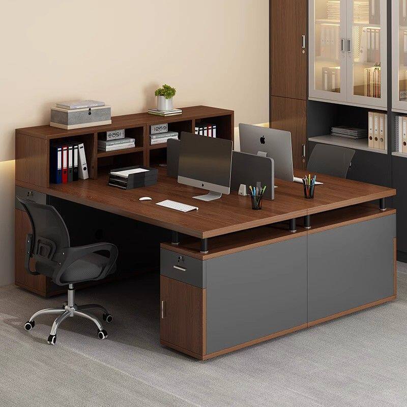 老板办公桌办公室电脑桌总裁桌简易办公电脑桌带抽屉桌办公桌双人