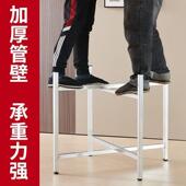 简易叠大架桌架可折圆ARI铁艺桌腿支架桌脚不锈钢桌脚餐桌折叠桌