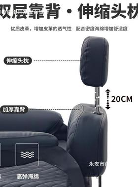 发XWC廊发美店椅子潮流理发店剪染烫座椅发可升降放倒理发椅