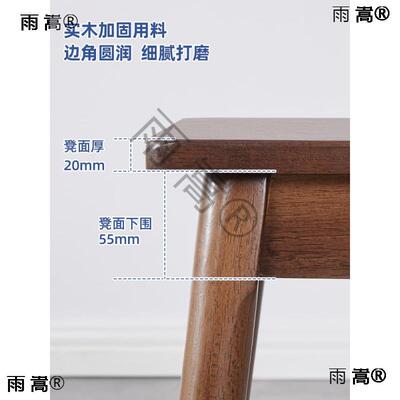 用厅方凳LEL矮凳客化妆凳叠放餐凳圆家凳实木凳子子可小椅餐厅板