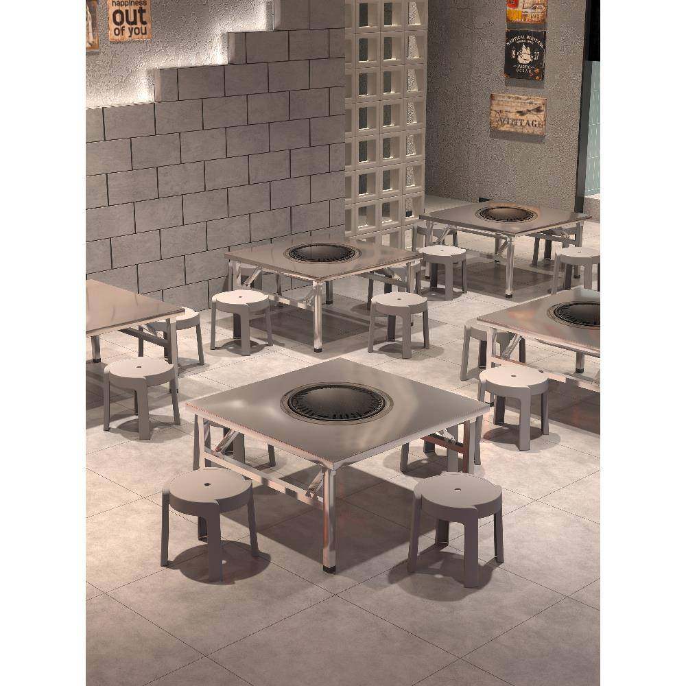 不锈钢烤肉烤桌摆摊LCC商用地炉炭火肉桌子户外桌餐饮椅烧店专用,家装主材,卫浴五金组合套装/挂件套餐,淘宝优惠券,粉丝福利购,淘宝优惠卷