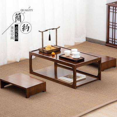 式桌子家用飘窗桌子小小中炕炕TZC桌榻榻米桌阳台小茶几小茶桌几