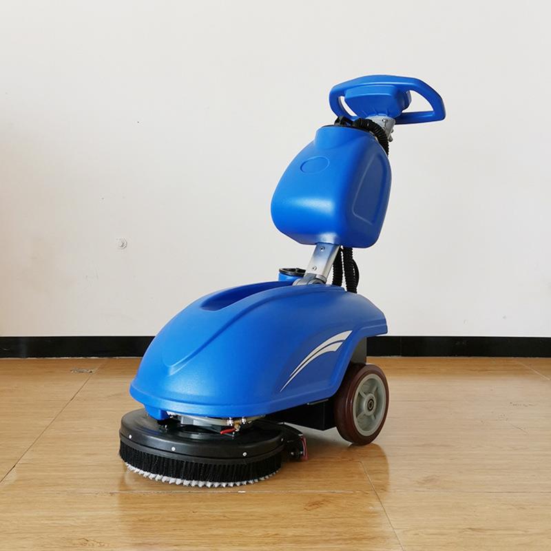 工厂用座驾式洗备地机充电式UOZ手推地面清洁车设间单双刷盘可选