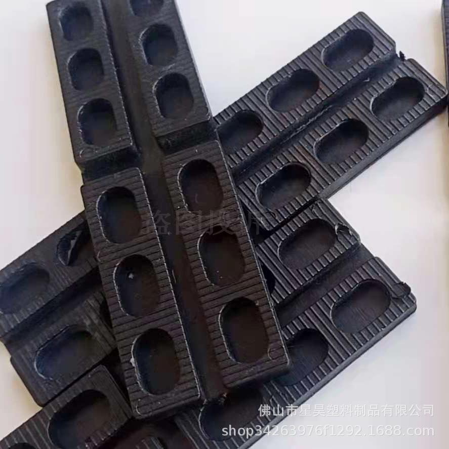 工门程家高装窗定槽玻璃压塑料垫片型材定位紧卡位固TFN定垫块