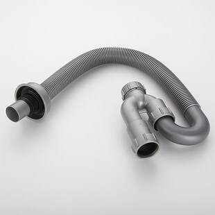 洗脸面盆洗碗池下水管通用水池下水回水弯头厨房水盆下水管连接器