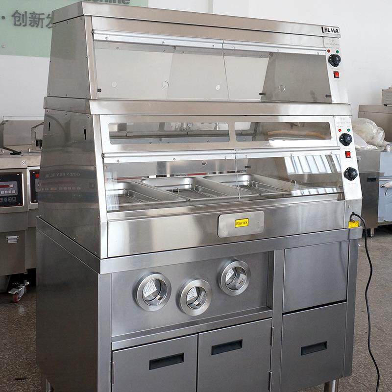 工厂直发保温展示柜油炸烘焙食品板栗玻璃保温柜炸鸡汉堡熟食柜
