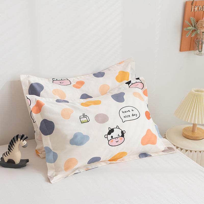 纯棉儿童乳胶枕头套30x50可爱幼儿园学生全棉枕芯内胆套40x60单人