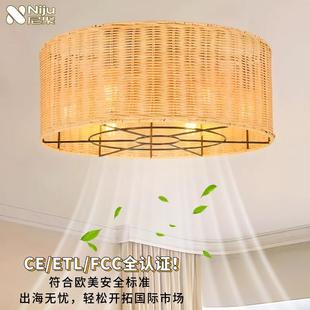 美式 复古风扇灯泡e27螺口l卧餐厅吊灯877一体灯专用用家超亮ed室