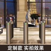闸机行通道防脸撞小摆客闸访员工考勤人识别门禁系统人智704能闸