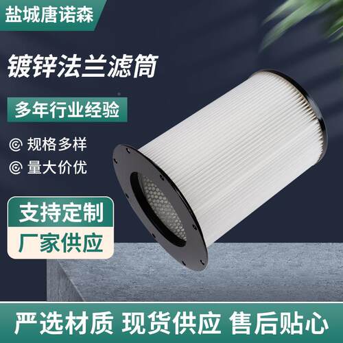 镀锌法兰燃除尘尘滤工业除尘器覆膜滤芯除空气滤芯过滤器阻滤PBU