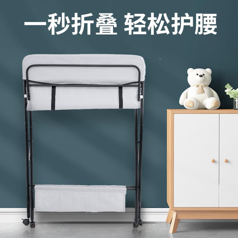 跨境婴婴儿护理儿护理折台可叠宝台宝换尿布床新生儿按摩抚触台婴