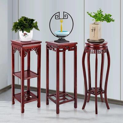 实木花式架简约盆景摆架榆木客厅古典件多层花架子KYY中仿古阳台