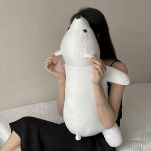 感凉感北CHR极熊抱枕冰夹腿抱枕午睡枕腰枕玩偶头抱枕头冰冰枕床
