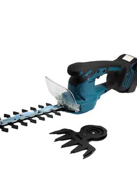 无刷充电式锂艺电绿篱机捷便篱笆式机小型多XOF功能草坪园林园修