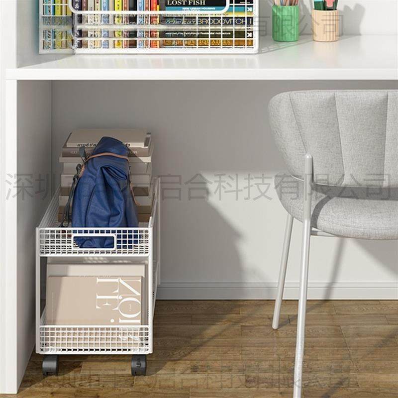 面书架落地简易书桌旁置物架课桌边移动带轮小书本收桌KTpsBDr8可,收纳整理,书桌收纳置物架,淘宝优惠券,粉丝福利购,淘宝优惠卷