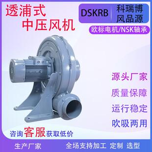 CX-150URSA透浦式风输机3.颗7KW粒送吹助料中压风机4KW燃烧机燃风