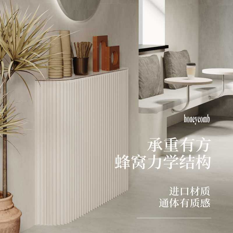 十八纸墙壁置物架展架墙上置物展示架免打孔一字板搁板收纳架书架