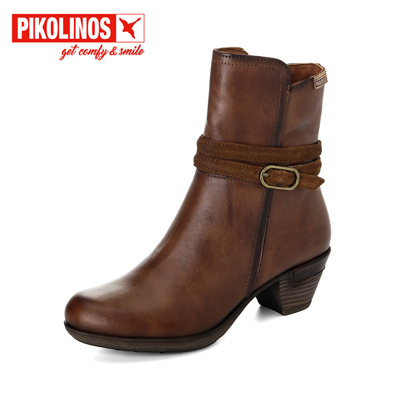 Pikolinos派高雁22冬季中跟短靴