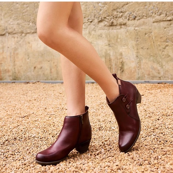 Pikolinos派高雁23冬季牛皮短靴