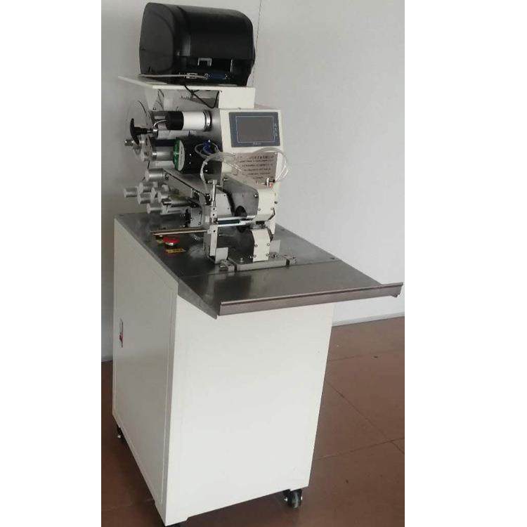 卷标机光纤线扁线圆线束线散线自动卷标共用机器厂家直销