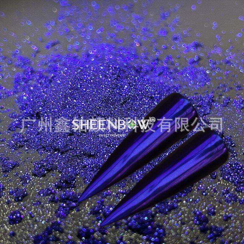XPS04霓虹偏光饰品美甲霓虹粉美甲镭射粉厂家直美甲魔镜粉霓虹粉