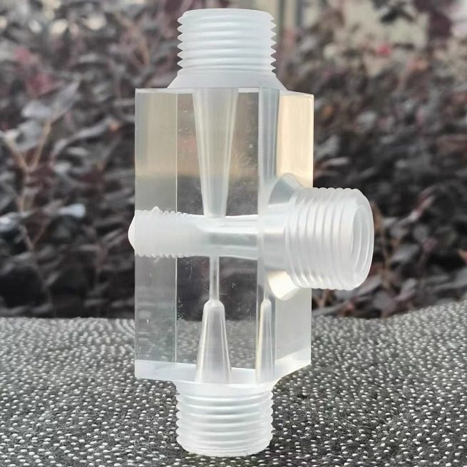 有机玻璃射流器气液加药混合水射器全透明文丘里喷射器DN15/20/25