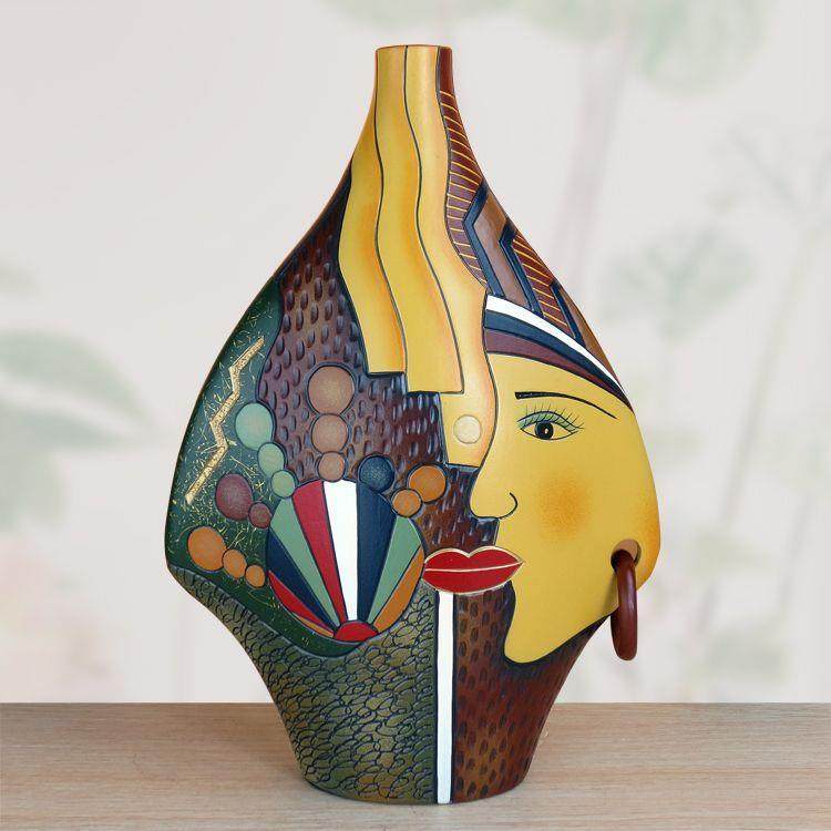 新中式家居博古架电视柜特色装饰工艺品客厅酒柜玄关摆件陶瓷花瓶,玩具/童车/益智/积木/模型,毛绒/玩偶/公仔/布艺类玩具,淘宝优惠券,粉丝福利购,淘宝优惠卷