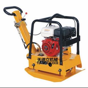 160道路振动双向汽油动力平板夯 建筑用可逆平板夯实机 夯地机