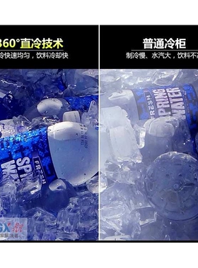 星星（XINGX）LSC-373G商用冷藏展示柜立式冷柜单门冰箱水果柜