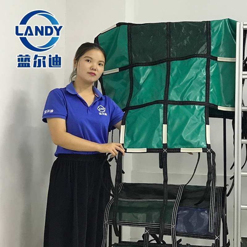 恒温泳池加热保温 安全网防尘防护布 儿童池PP网保护布pool cover