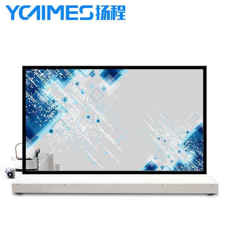 扬程oled轻盈透明拼接屏商用展厅展馆触摸自助查询交互式一体机
