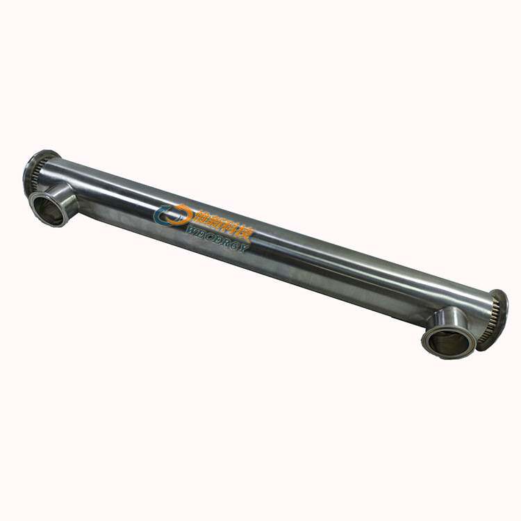 药厂用双管板换热器316L不锈钢材质注射水降温冷却器