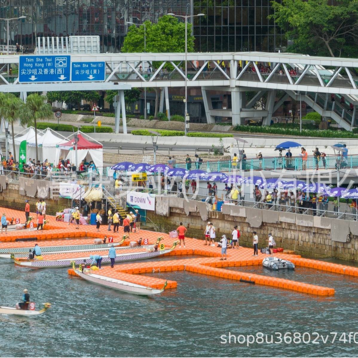 水上浮筒平台浮动码头浮搭建水上烟花平台龙舟赛码头出租水上舞台